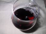 赤ワイン「BUZET」の色合い